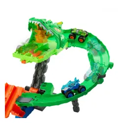 Hot Wheels Tor samochodowy Monster Trucks Smoczy Wyścig zestaw
