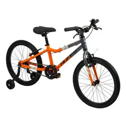 Rower dziecięcy HUFFY Literide Kids 20 cali dla chłopca Pomarańczowo-grafitowy
