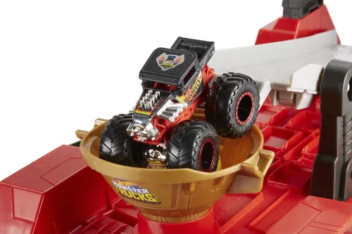 Hot Wheels Wyrzutnia Monster Trucks Mega naczepa (GFR15)