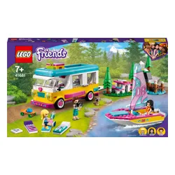 LEGO Friends orman kampı minibüsü ve yelkenli (41681)