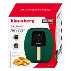 Air Fryer Frytkownica beztłuszczowa KLAUSBERG KB-7596 Zielony 7.7l 7 automatycznych programów