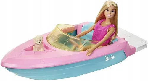 Lalka Barbie motorówka i lalka GRG30