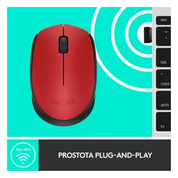 Myszka Logitech M171 Czerwony