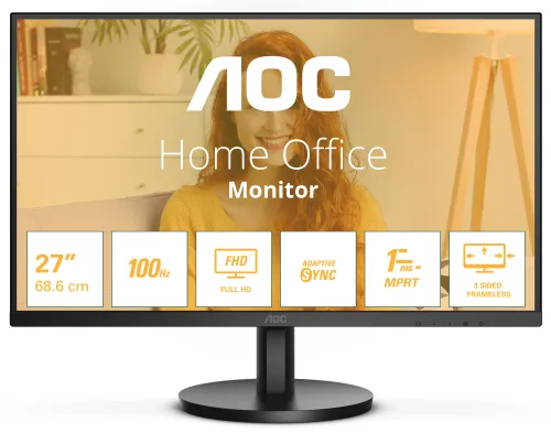 Monitor AOC Basic 27B3HMA2 27" Full HD VA 100Hz 1ms MPRT