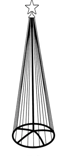 Choinka dekoracyjna LED KOOPMAN 7666442 210 cm