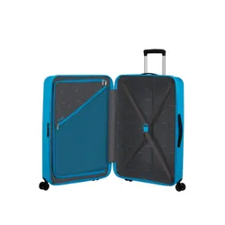 Большой чемодан American Tourister Rejoy - azure blue