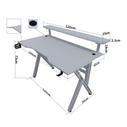 Biurko Cobra CR4010WH 120cm Biały