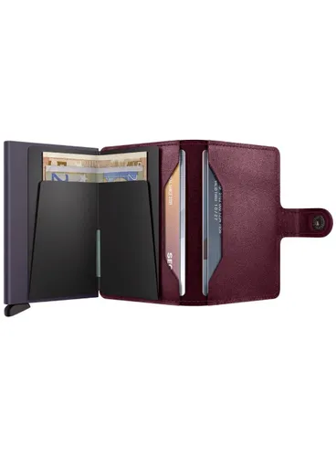 Portfel kieszonkowy RFID Secrid Miniwallet Original - cranberry