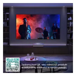 Projektor Hisense Laser TV - 120L5N - 4K UHD, Laser, Ekran ALR 120" w zestawie, Wi-Fi, BT, AirPlay, VIDAA OS