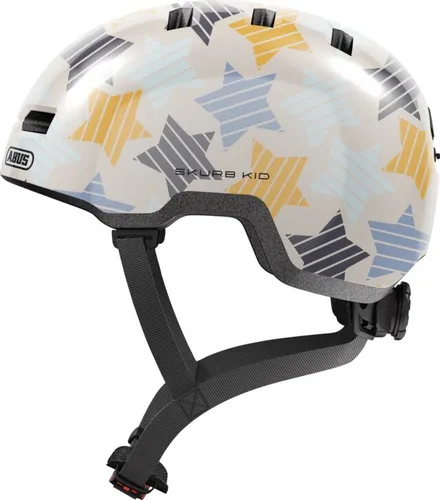 Kask ABUS Skurb Kid Stars Szary dla Dzieci (rozmiar S)