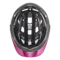 Kask rowerowy Uvex Air Wing różowo-biały kropki