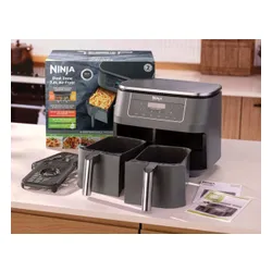 Air fryer Frytkownica beztłuszczowa NINJA Dual Zone DZ300EU 7,6 l Szary
