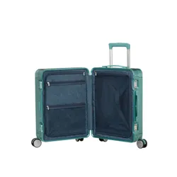 Walizka mała American Tourister Soundbox Alu - dusty turquoise