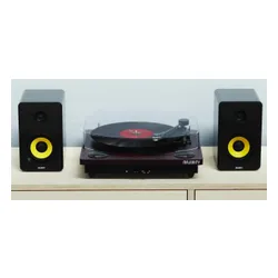 Gramofon MAJORITY Moto Bluetooth USB Orzech