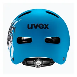 Kask dziecięcy UVEX Kid 4 Style super hero blue matt