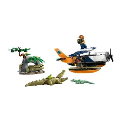 LEGO City 60425 самолет на подводных крыльях джунглей