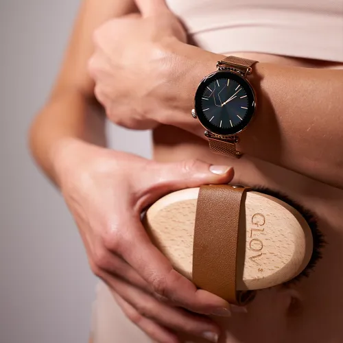 Smartwatch Maxcom FW73 Onyx Złoty + Glov