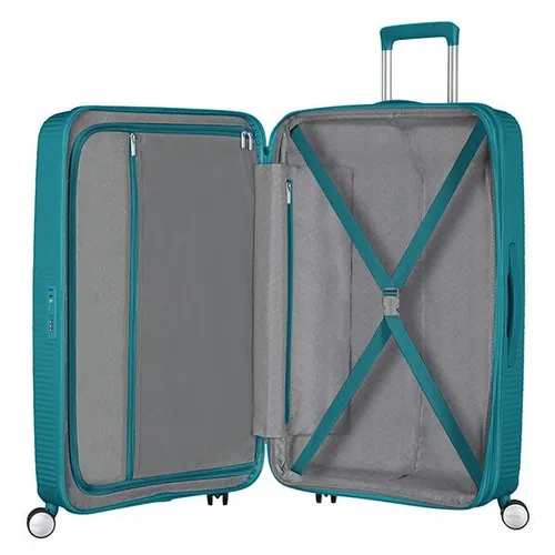 Walizka średnia American Tourister Soundbox - jade green