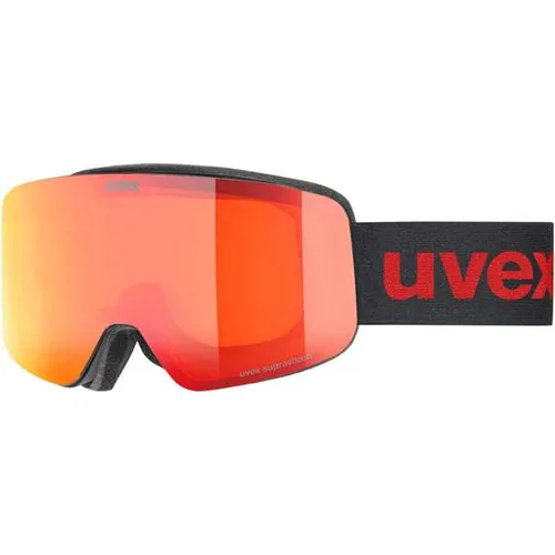 Gogle Uvex Pwdr FM Black matt/Red S2 2025