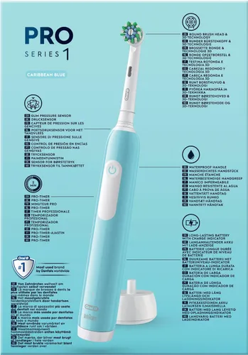 Szczoteczka rotacyjna ORAL-B Pro 1 Niebieski + Etui