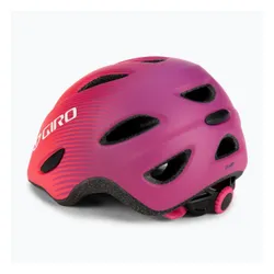 Kask rowerowy dziecięcy Giro Scamp Jr matte pink/purple fade