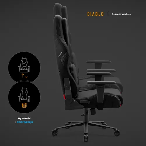 Fotel DIABLO CHAIRS X-One 2.0 Prime Czarny