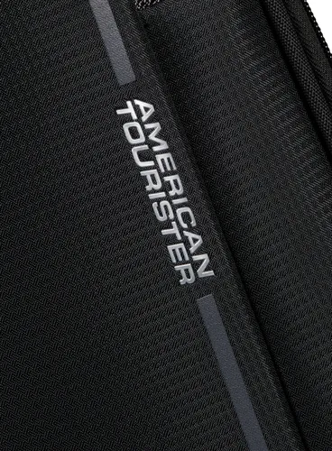 Walizka duża poszerzana American Tourister Pulsonic - asphalt black