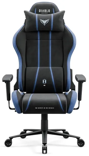 Fotel DIABLO CHAIRS X-One 2.0 Normal Size Czarno-niebieski