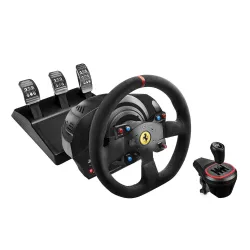 Руль Thrustmaster T300 Alcantara Edition с педалями для PS5, PS4, PS3, PC Force Feedback + редуктор TH8S