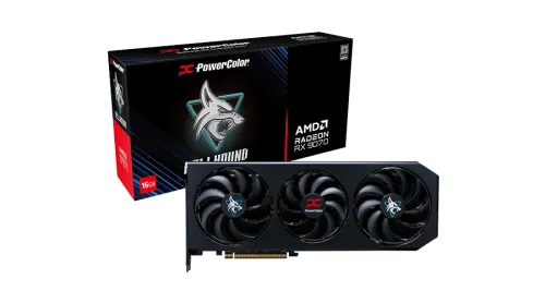 Karta graficzna PowerColor Hellhound Radeon RX 9070 16GB GDDR6 256bit FSR