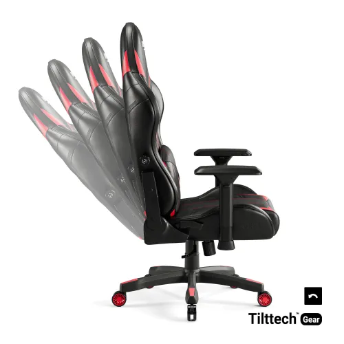 Fotel Diablo Chairs X-Ray 2.0 King Size Gamingowy do 160kg Skóra ECO Czarno-czerwony