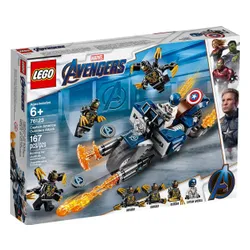 Конструктор Lego Marvel Капитан Америка: атака Outriders (76123)