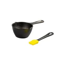 LODGE 0,45 l - rondel żeliwny z pędzelkiem