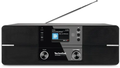 Radioodbiornik TechniSat DigitRadio 370 CD IR Radio FM DAB+ Internetowe Bluetooth Czarny