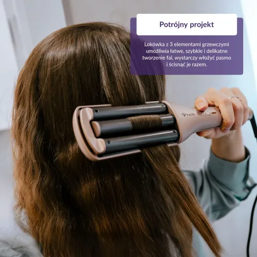Potrójna lokówka TrueLife HairWaver W6 100W