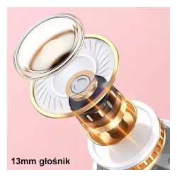 Słuchawki bezprzewodowe USAMS BU12 Series TWS Douszne Bluetooth 5.1 Różowy