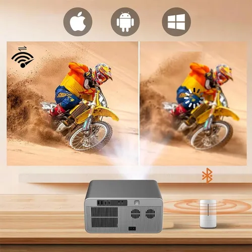 Projektor ZENWIRE PrimeView G60 Full HD (1920 x 1080), 1300 ANSI lumen, Wi-Fi, Bluetooth