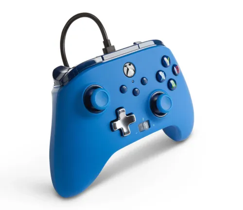 Pad PowerA Enhanced Blue do Xbox Series X/S, Xbox One, PC Przewodowy