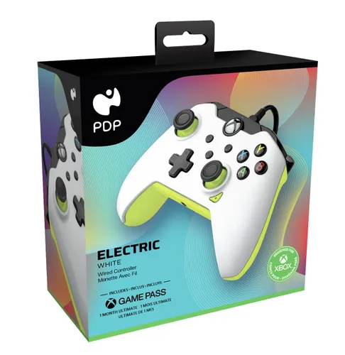 Панель PDP Electric White для Xbox-проводная