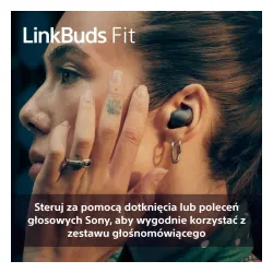 Słuchawki bezprzewodowe Sony LinkBuds Fit WF-LS910NW Dokanałowe Bluetooth 5.3 Biały