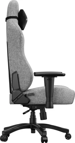 Fotel Anda Seat Phantom 4 L Gray Fabric Gamingowy do 100kg Tkanina Szary