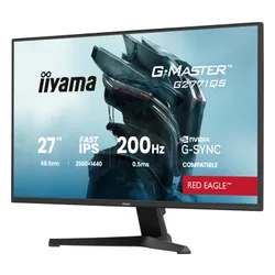 Monitor IIYAMA G-Master G2771QS-B1 27" 2560x1440px IPS 200Hz 0.5 ms [MPRT]