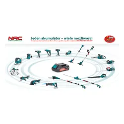 Nożyce do trawy NAC TA-BL-LI-20V 200mm 20V akumulatorowe