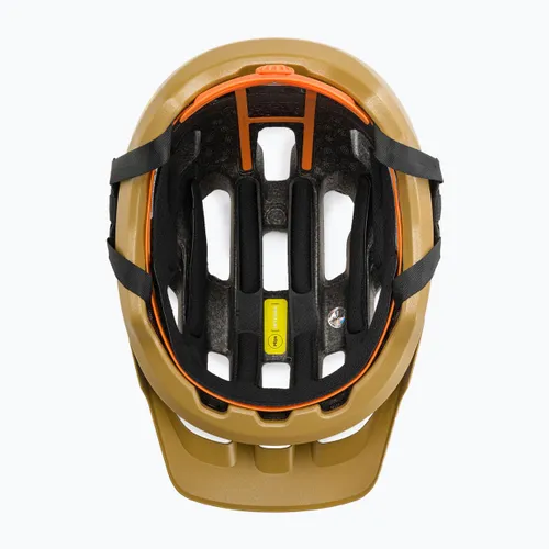 Kask rowerowy POC Axion Race MIPS cerussite kashima/uranium black metallic/matt