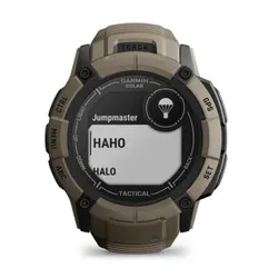 Смарт-часы Garmin Instinct 2x Solar Tactical Edition (светло-коричневый / светло-коричневый ремешок)