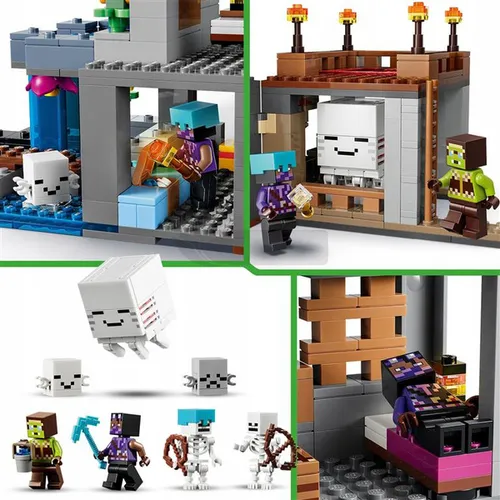 LEGO Minecraft 21597 Stacja Ghasta, zestaw klocków 9+