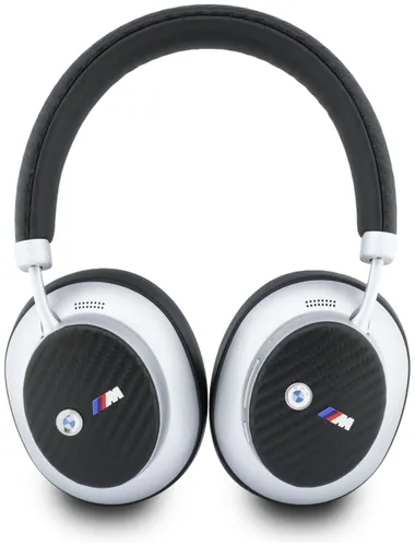 Słuchawki nauszne BMW M Carbon Metal Logo ENC Srebrny