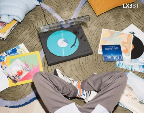 Gramofon Sony PS-LX3BT Automatyczny Napęd paskowy Przedwzmacniacz Bluetooth Czarny