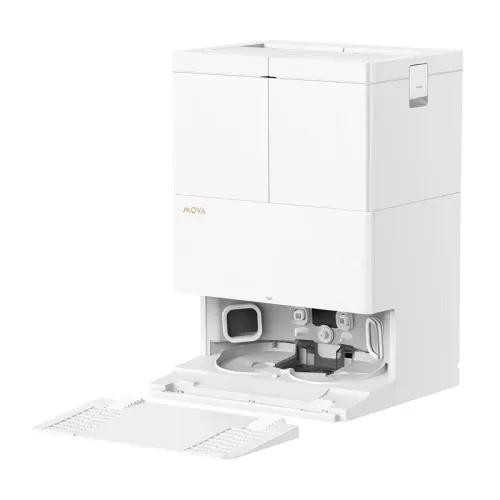 Robot sprzątający Mova E50 Pro Ultra Funkcja mopowania Stacja oczyszczająca Tworzenie mapy pomieszczenia 80dB Biały