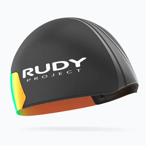 Kask rowerowy Rudy Project Wingdream black matte/multilaser orange